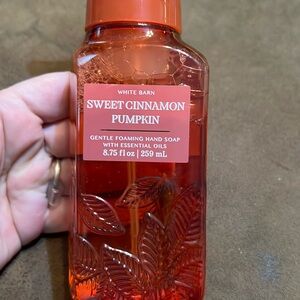 NWT B&BW Sweet Cinnamon Pumpkin Gentle Foaming Hand Soap